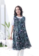 新作【VivresaVie】ボタニカルフレアチュニック